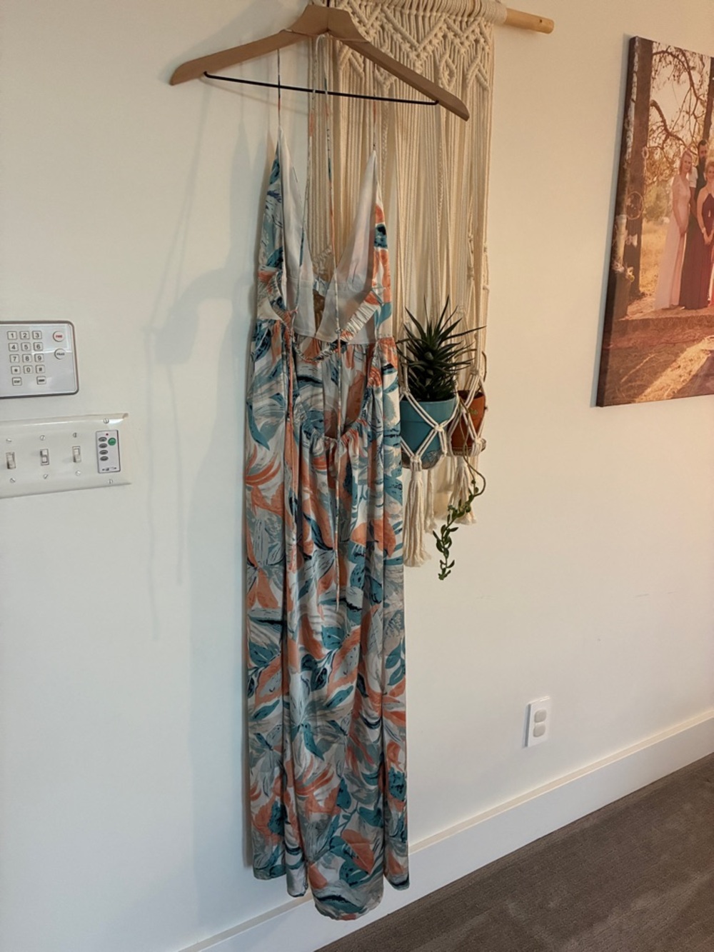 Hello Molly “Moment in Bloom” Tropical Print Maxi Dress- M - Picture 5 of 7
